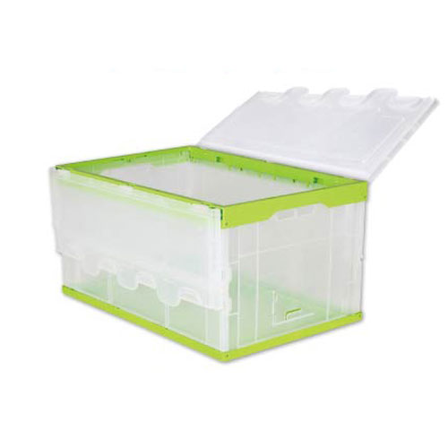 65L Ausklappen Stackable Plastik Container